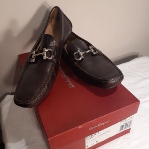 Mens Ferragamo Brown Parigi Loafers